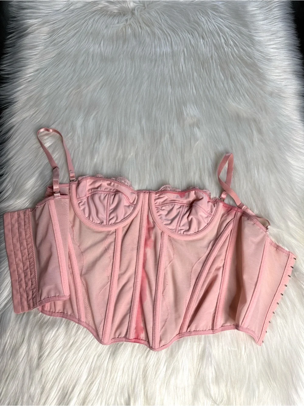 N/A pink lace